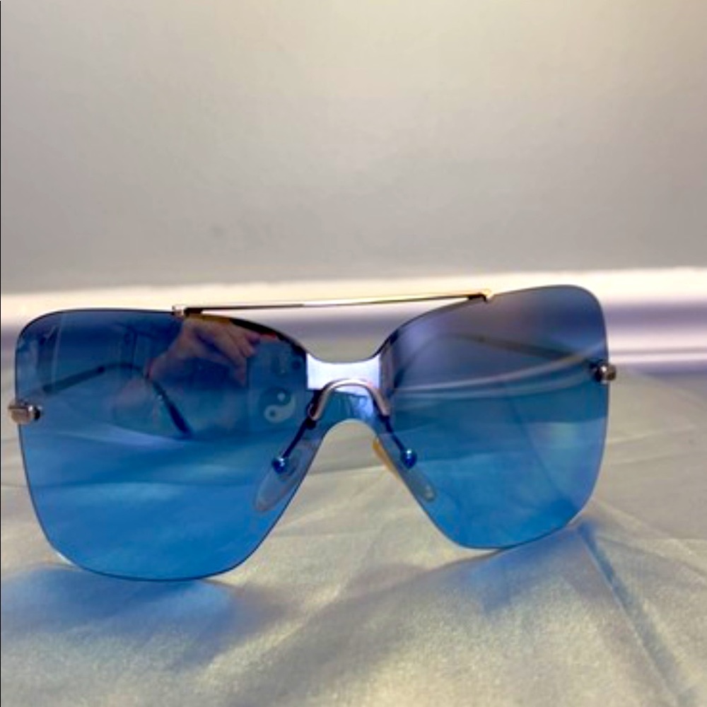 Dior blue aviator sunglasses